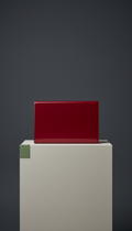 Edge Red Statement Clutch