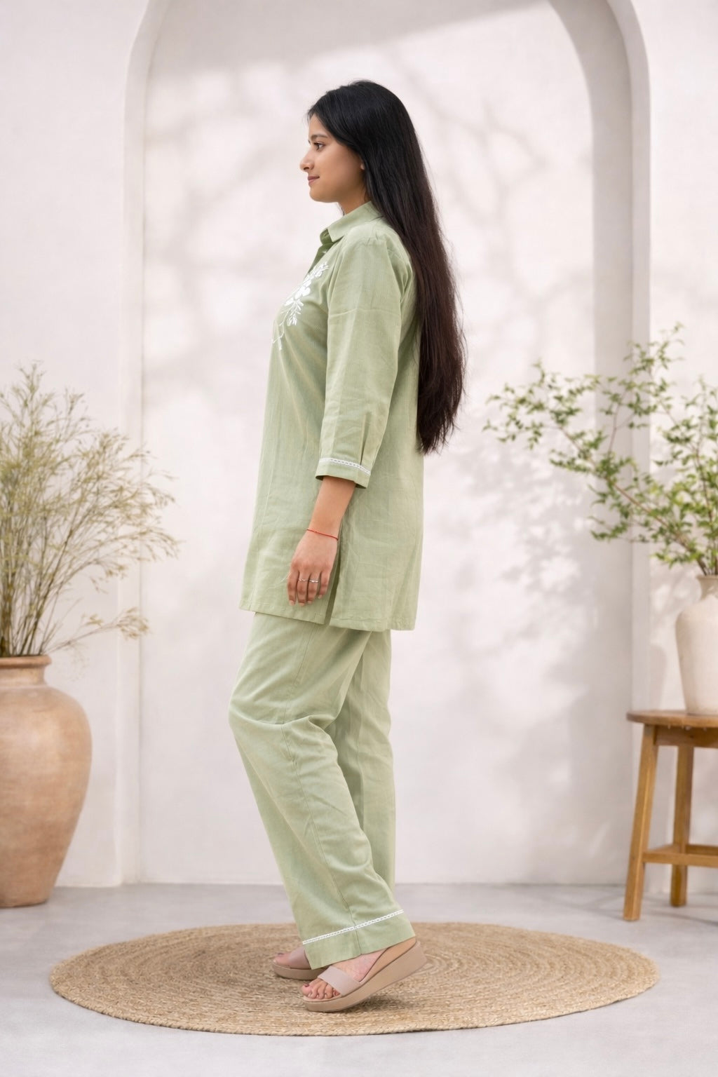 OFF GREEN CO-ORD SET