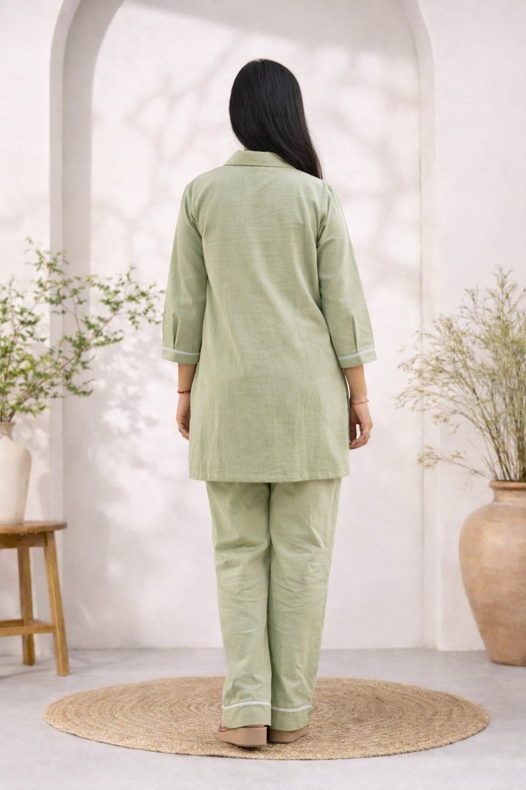 OFF GREEN CO-ORD SET