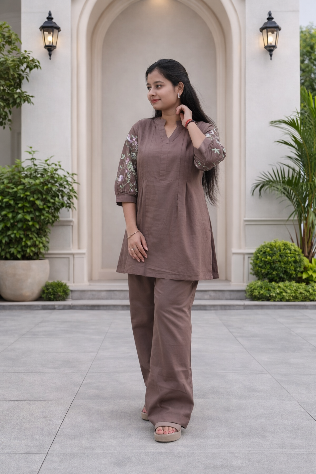 BROWN CO-ORD SET