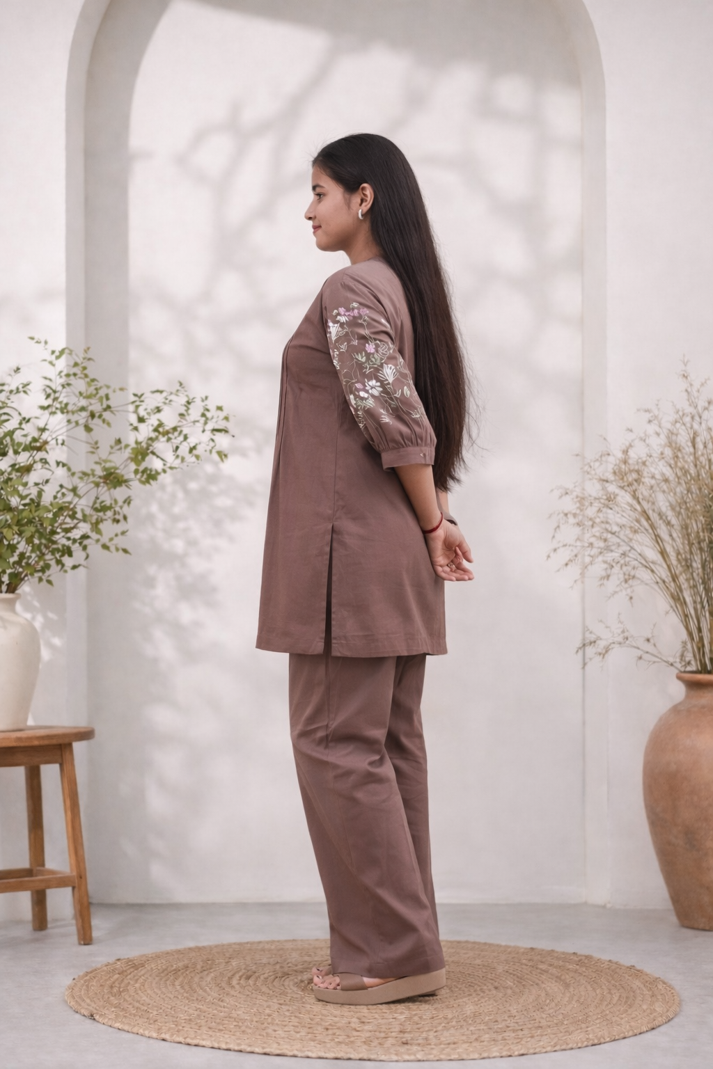 BROWN CO-ORD SET
