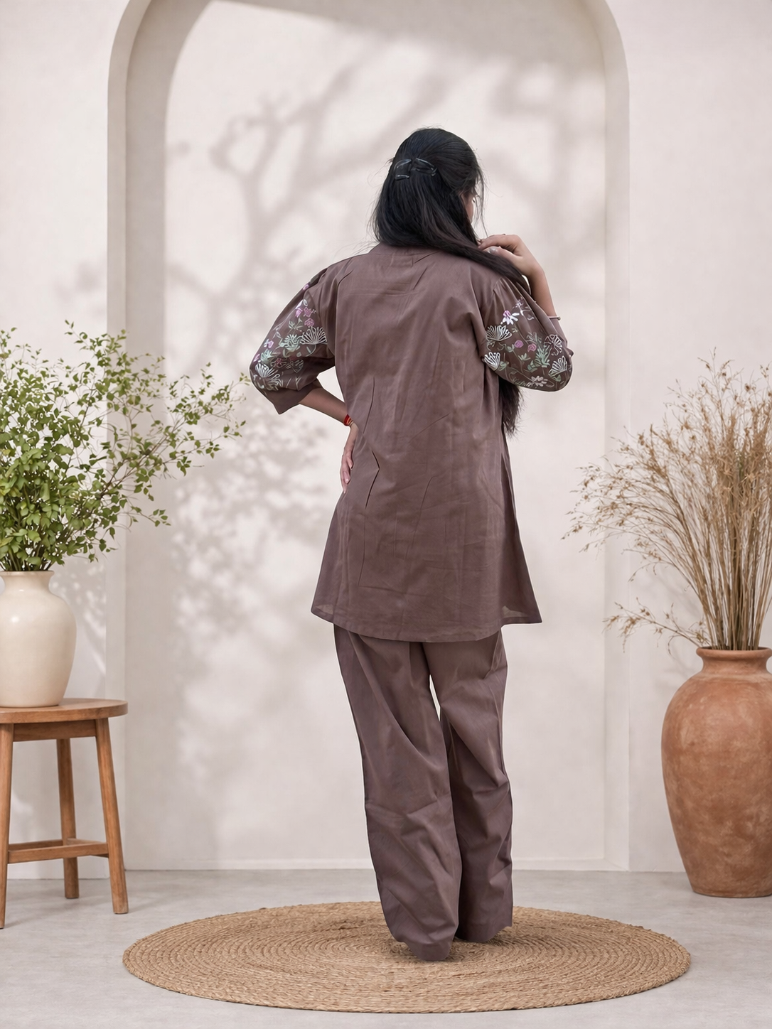 BROWN CO-ORD SET