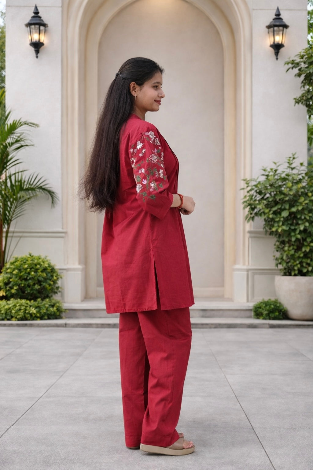 RED CO-ORD SET