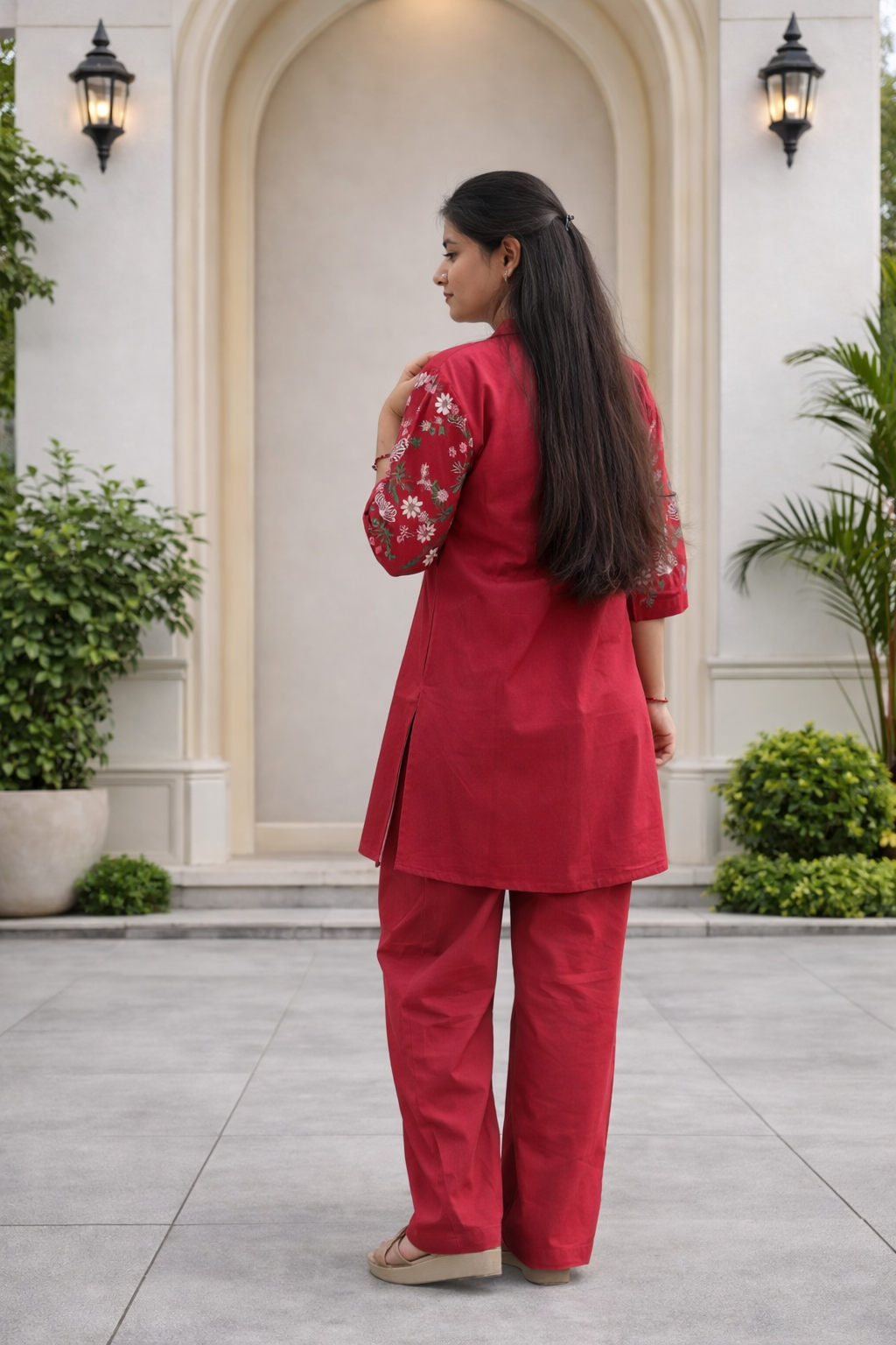 RED CO-ORD SET